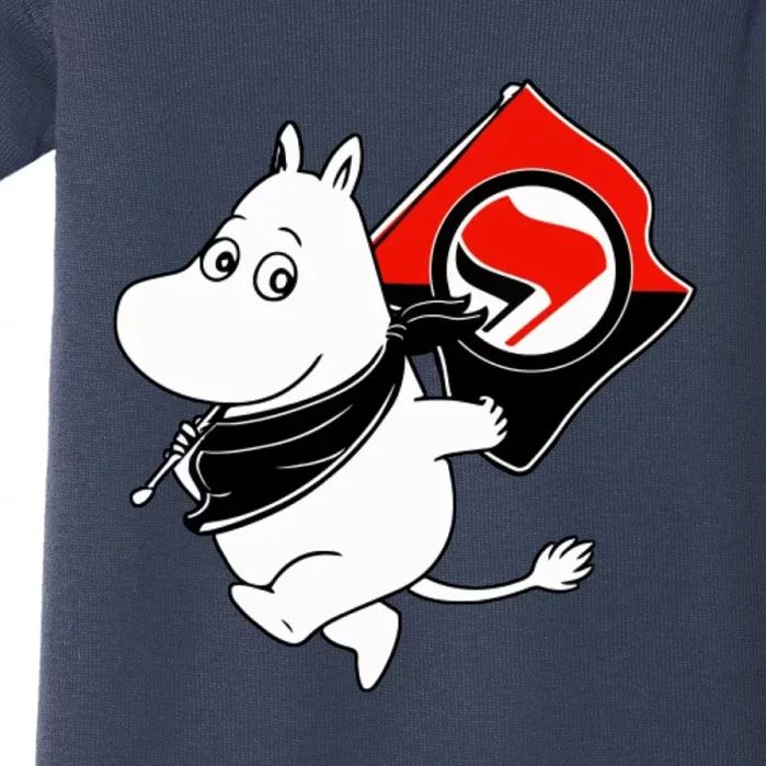 Antifa Moomin Baby Bodysuit