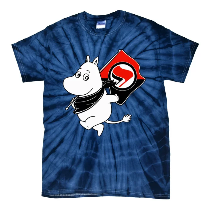 Antifa Moomin Tie-Dye T-Shirt