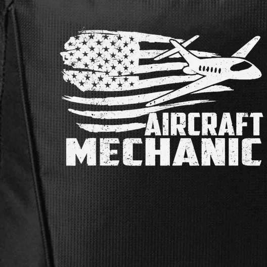 Aircraft Mechanic Aviation Airplane Maintenance Engineer City Backpack