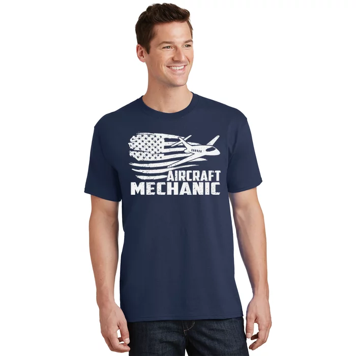 Aircraft Mechanic Aviation Airplane Maintenance Engineer T-Shirt