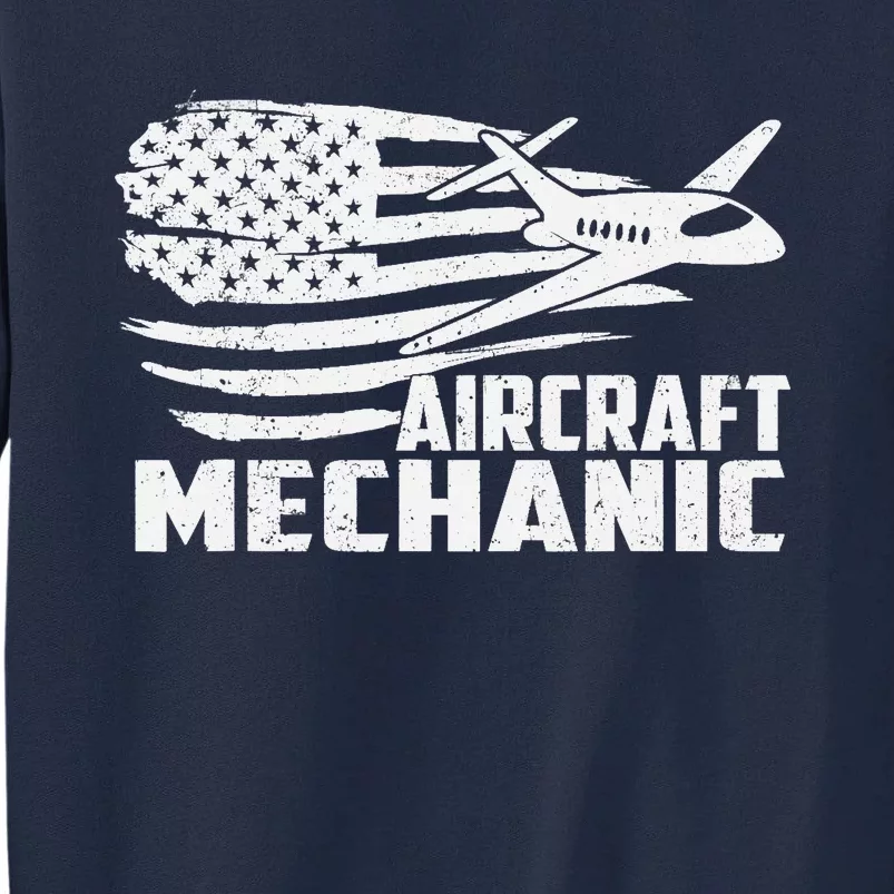 Aircraft Mechanic Aviation Airplane Maintenance Engineer Tall Sweatshirt