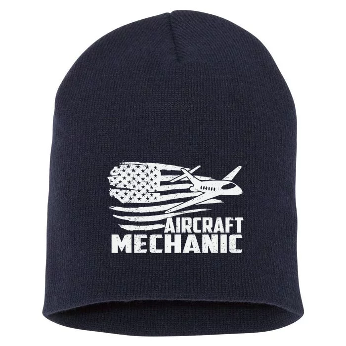 Aircraft Mechanic Aviation Airplane Maintenance Engineer Short Acrylic Beanie