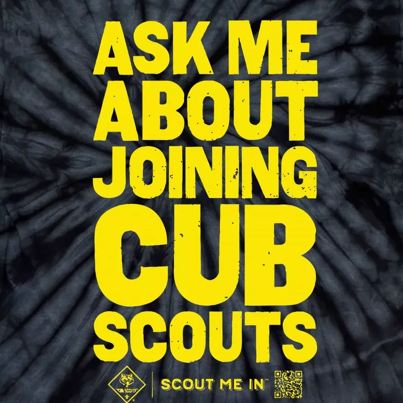 Ask Me About Joining Cub Scouts Tie-Dye T-Shirt