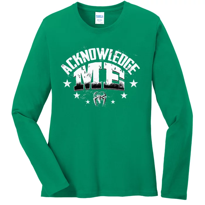 Acknowledge Me Ladies Long Sleeve Shirt