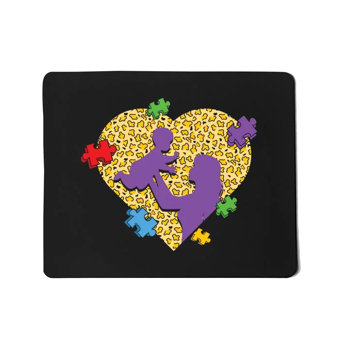 Autism Mother And Child Mother's Day Autism Awareness Day Mousepad