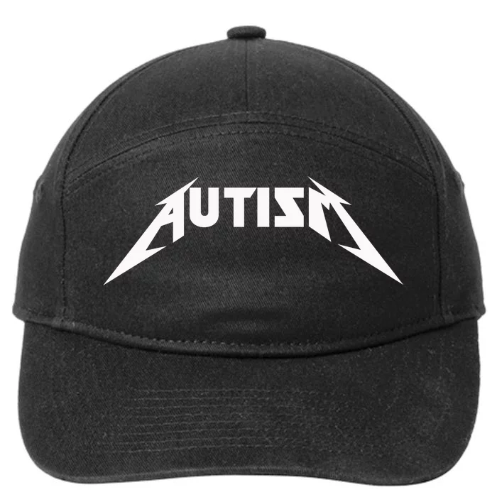 Autism Meme 7-Panel Snapback Hat