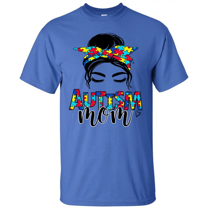 Autism Mom Autism Awareness Autism Mother Support Great Gift Tall T-Shirt