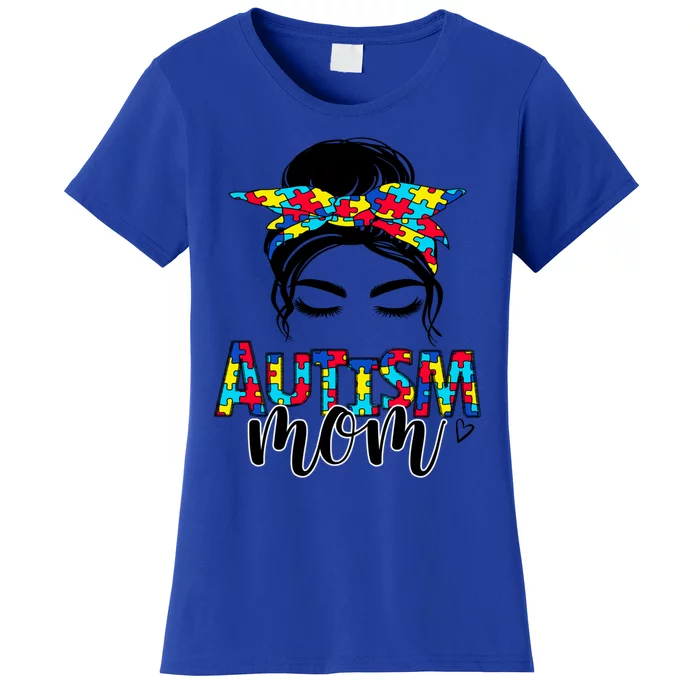 Autism Mom Autism Awareness Autism Mother Support Great Gift Women's T-Shirt