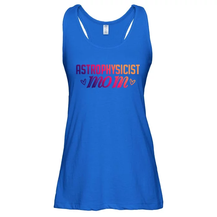 Astrophysicist Mom Astrophysics Watching Planets Telescope Gift Ladies Essential Flowy Tank