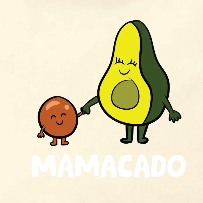 Avocado Mama Avocado Mom Funny Avocado Mamacado Zip Tote Bag