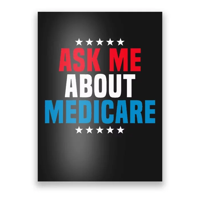 Ask Me About Medicare Health Insurance Consultant Poster