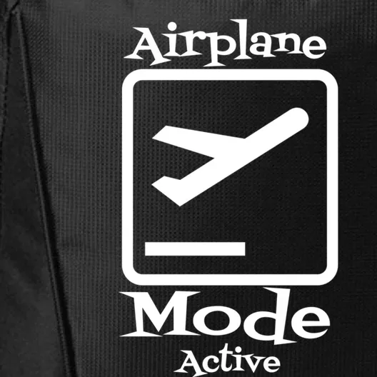 Airplane Mode Active Frequent Flyer World Traveler Cute Gift City Backpack