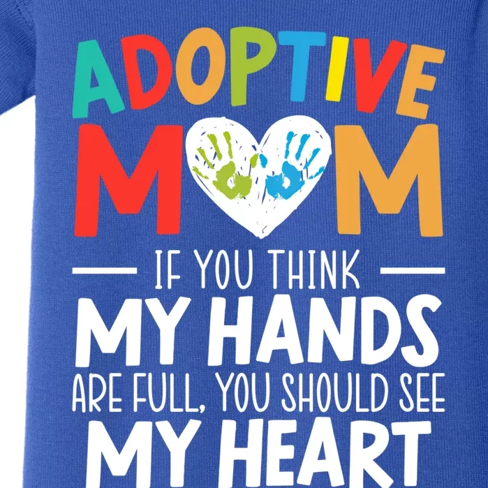 Adoptive Mom Adoption Announcet Foster Mother Gotcha Day Gift Baby Bodysuit