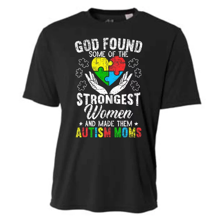 Autism Mom ASD Awareness Autism Spectrum Disorder Mother Cooling Performance Crew T-Shirt