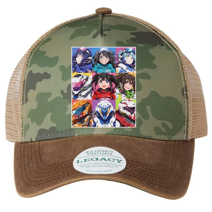 Anime Mech Legacy Tie Dye Trucker Hat