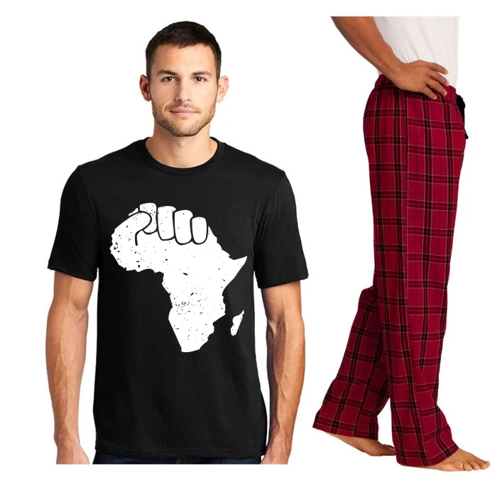 Africa Map African American Melanin Black History Juneteenth Great Gift Pajama Set