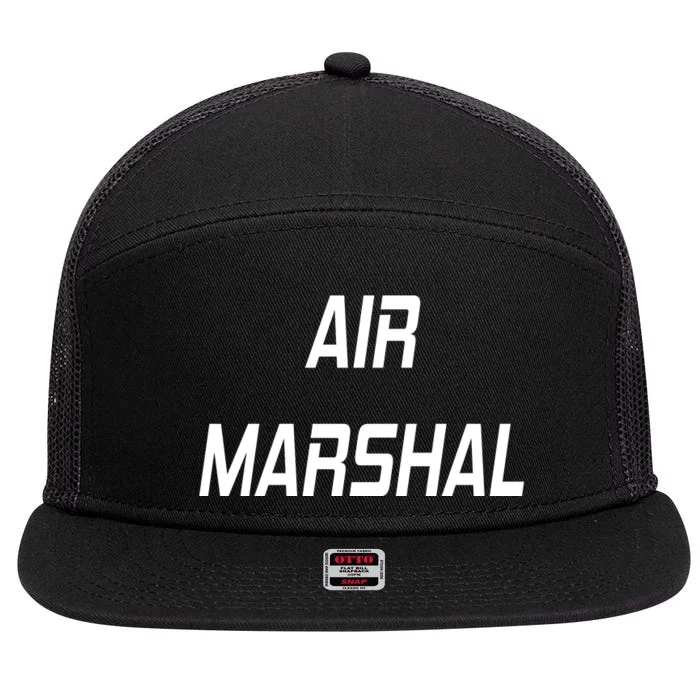 Air Marshal 7 Panel Mesh Trucker Snapback Hat