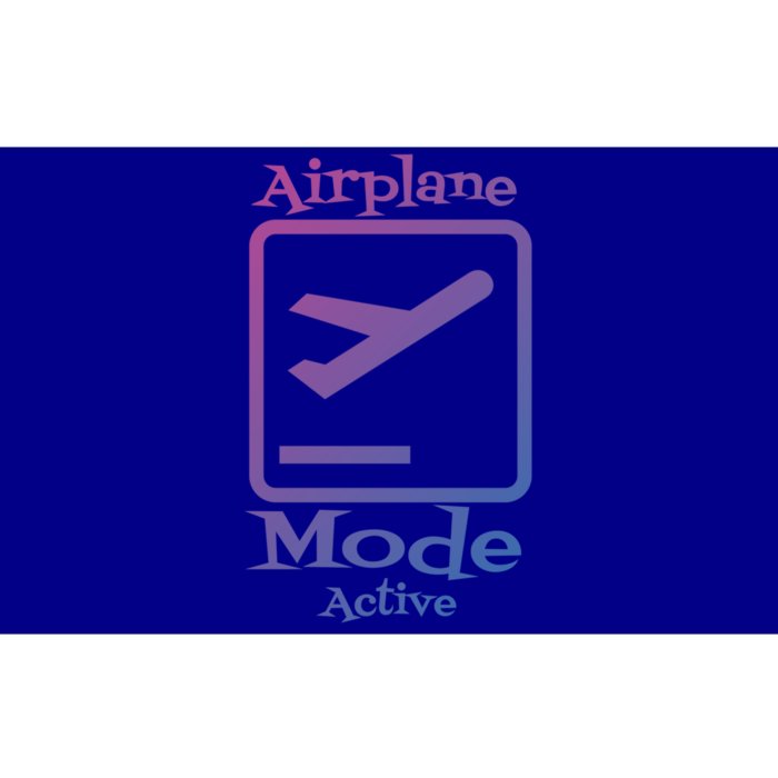 Airplane Mode Active Frequent Flyer World Traveler Cute Gift Bumper Sticker