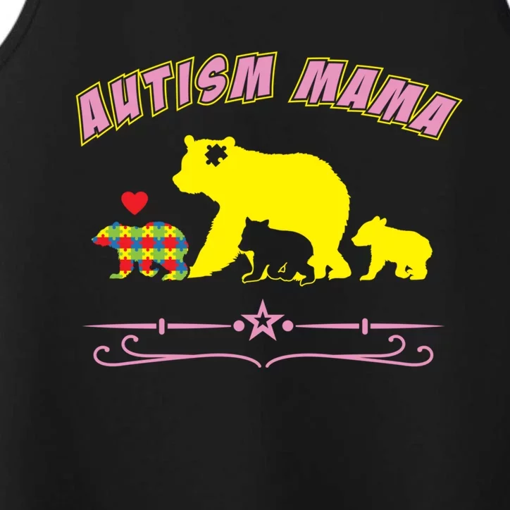 Autism Mama Autism Awareness Great Gift Performance Tank