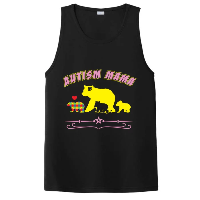 Autism Mama Autism Awareness Great Gift Performance Tank