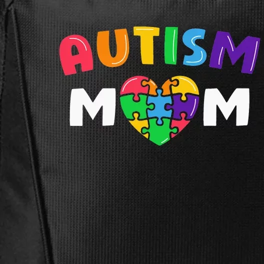 Autism Mom Autism Awareness Gift Autism month City Backpack