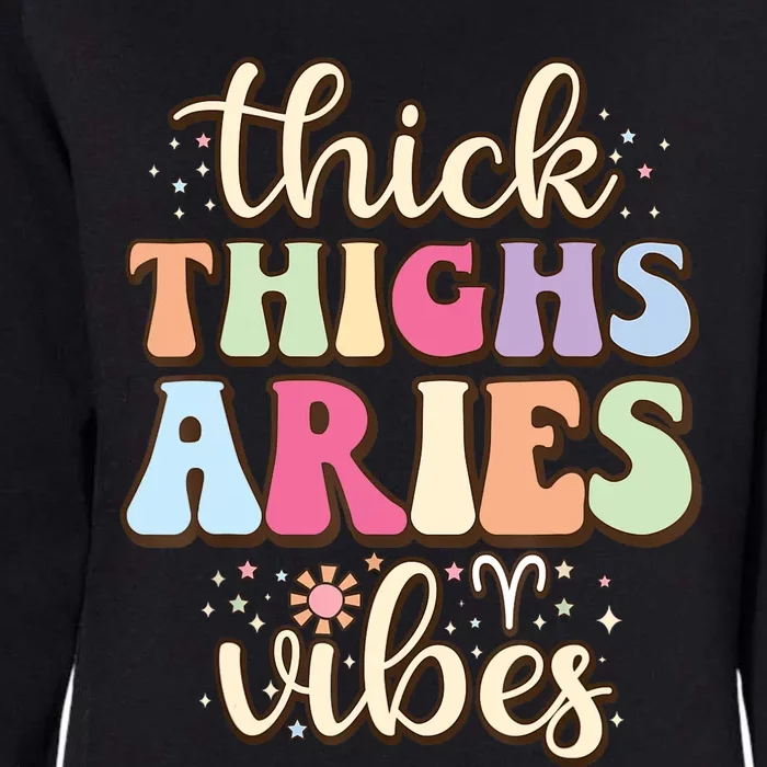 Aries March April Birthday Retro Astrology Aries Zodiac Sign Womens California Wash Sweatshirt