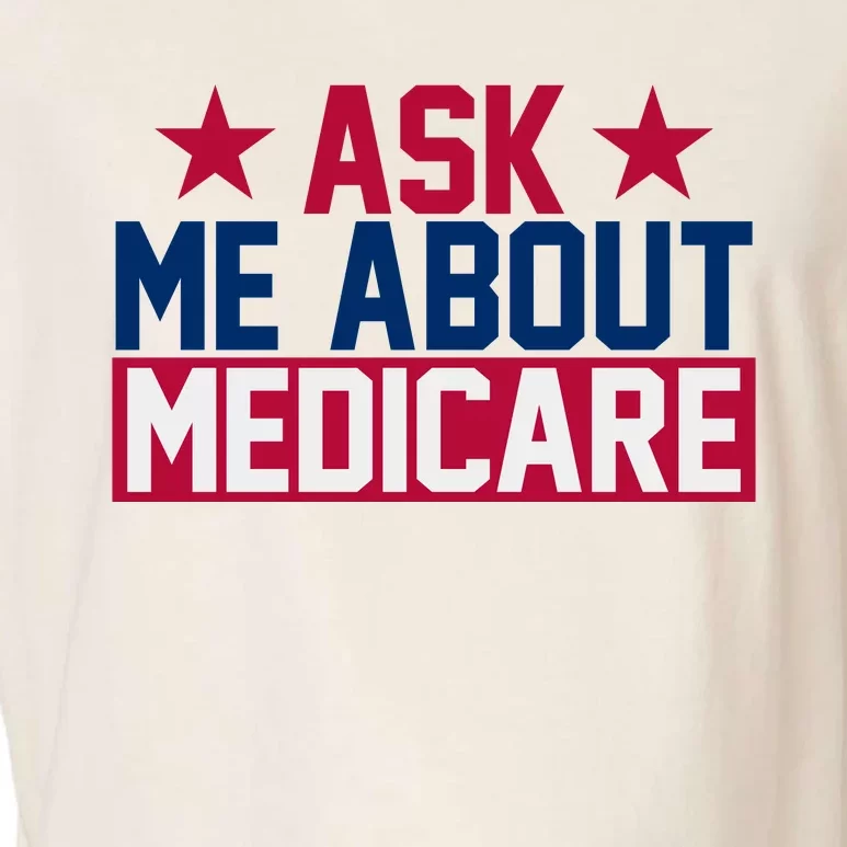 Ask Me About Medicare  We Finally Beat Medicare Joe Biden Garment-Dyed Women's Muscle Tee