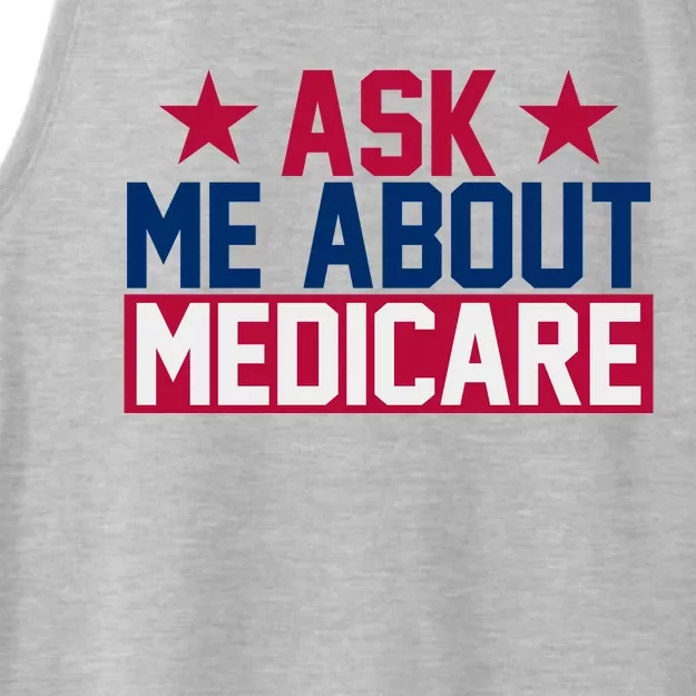 Ask Me About Medicare  We Finally Beat Medicare Joe Biden Ladies Tri-Blend Wicking Tank