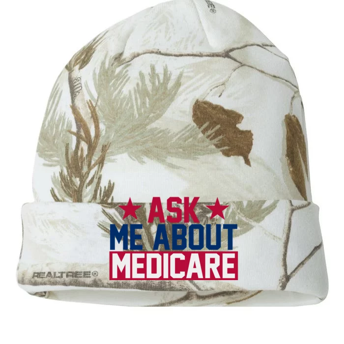 Ask Me About Medicare  We Finally Beat Medicare Joe Biden Kati - 12in Camo Beanie