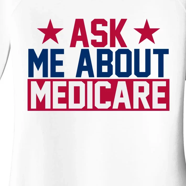 Ask Me About Medicare  We Finally Beat Medicare Joe Biden Women's Perfect Tri Tunic Long Sleeve Shirt