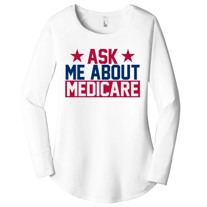 Ask Me About Medicare  We Finally Beat Medicare Joe Biden Women's Perfect Tri Tunic Long Sleeve Shirt