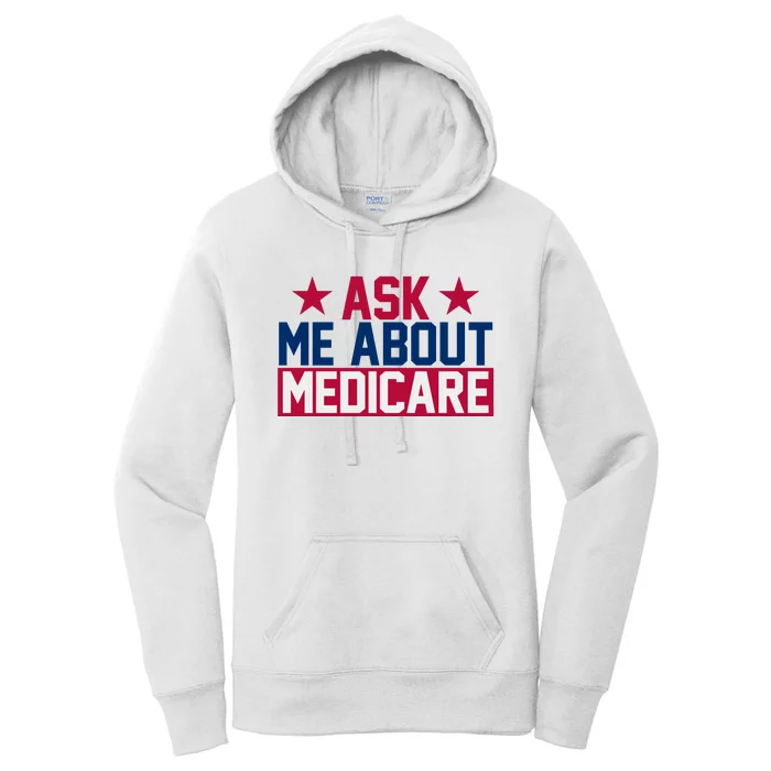 Ask Me About Medicare  We Finally Beat Medicare Joe Biden Women's Pullover Hoodie