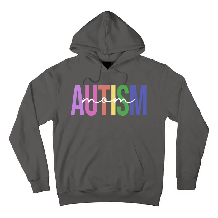 Autism Mom Awareness Colorful Tall Hoodie