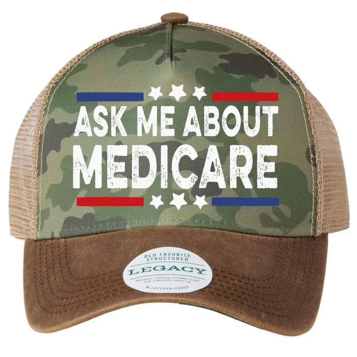 Ask Me About Medicare Health Insurance Consultant Legacy Tie Dye Trucker Hat