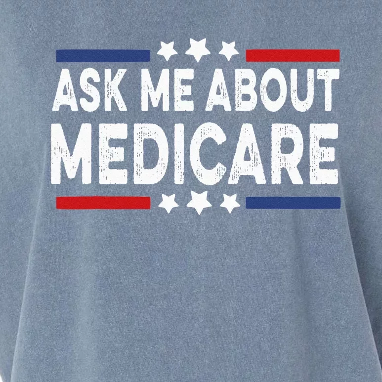 Ask Me About Medicare Health Insurance Consultant Garment-Dyed Women's Muscle Tee