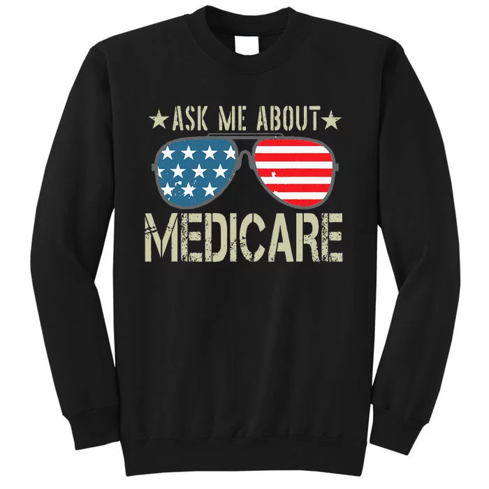 Ask Me About Medicare Health Insurance Sales Broker Sweatshirt