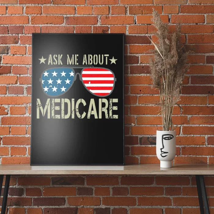 Ask Me About Medicare Health Insurance Sales Broker Poster