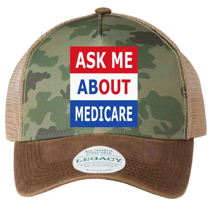 Ask Me About Medicare Insurance Agent Broker Legacy Tie Dye Trucker Hat