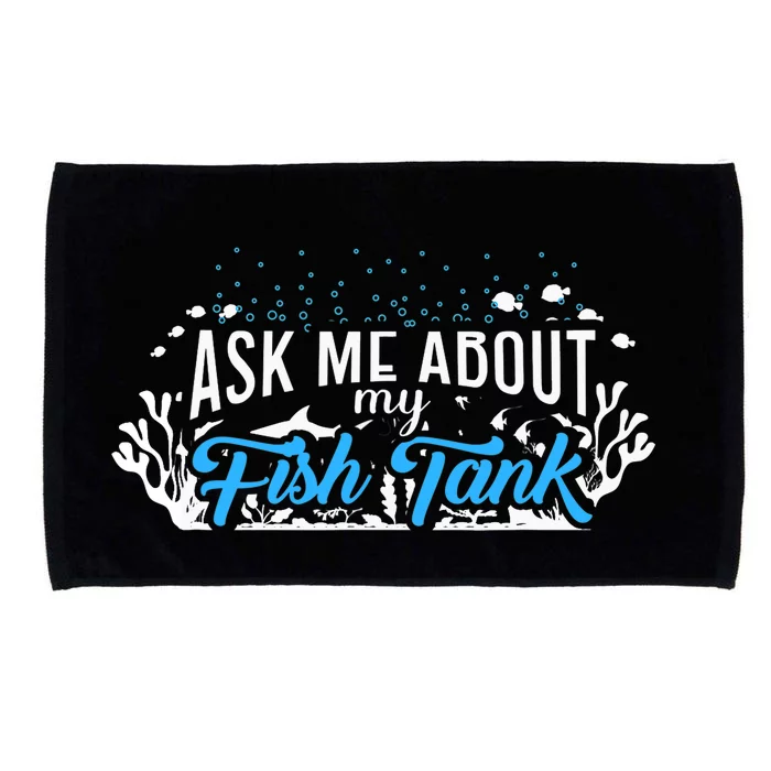 Ask Me About Fish Tank | Fishkeeping | Aquarium Microfiber Hand Towel