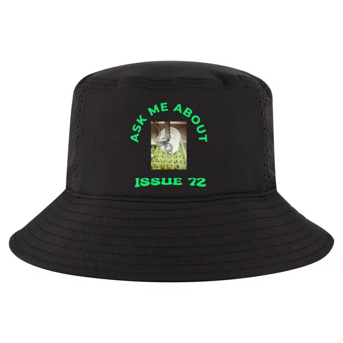 Ask Me About Issue 72 Inside Joke Restaurant Dishwasher Cool Comfort Performance Bucket Hat