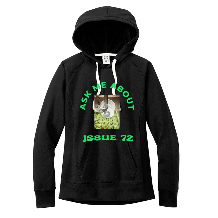 Ask Me About Issue 72 Inside Joke Restaurant Dishwasher Women's Fleece Hoodie