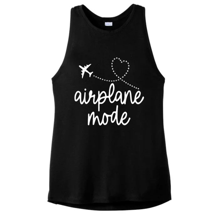 Airplane Mode Ladies Tri-Blend Wicking Tank