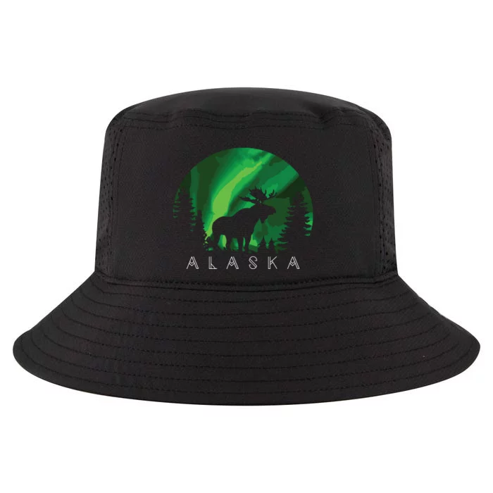 Alaska Moose Alaskan Landscape Scene Cool Comfort Performance Bucket Hat