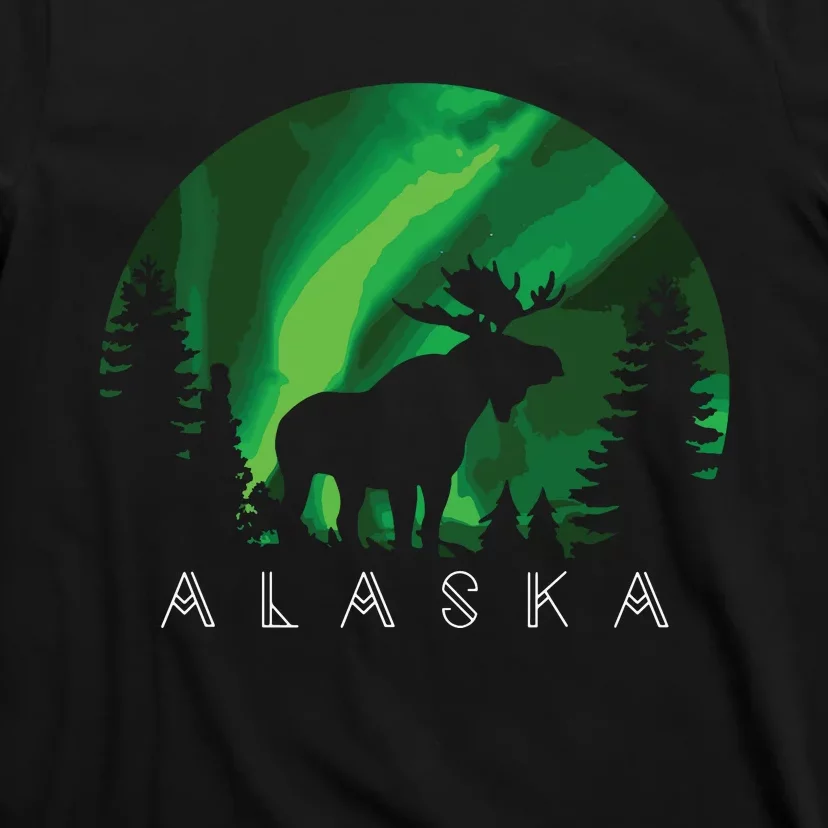 Alaska Moose Alaskan Landscape Scene T-Shirt