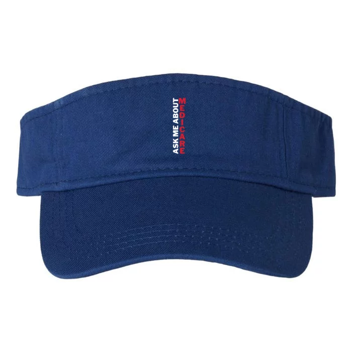 Ask Me About Medicare Great Gift Valucap Bio-Washed Visor