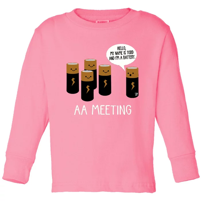 Aa Meeting Toddler Long Sleeve Shirt