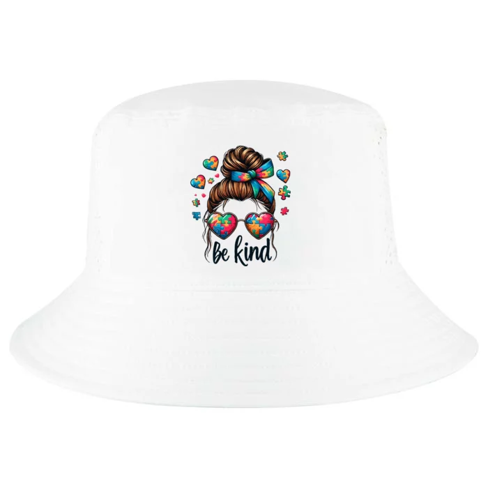 Autism Mom Awareness Be Kind Cool Gift Cool Comfort Performance Bucket Hat