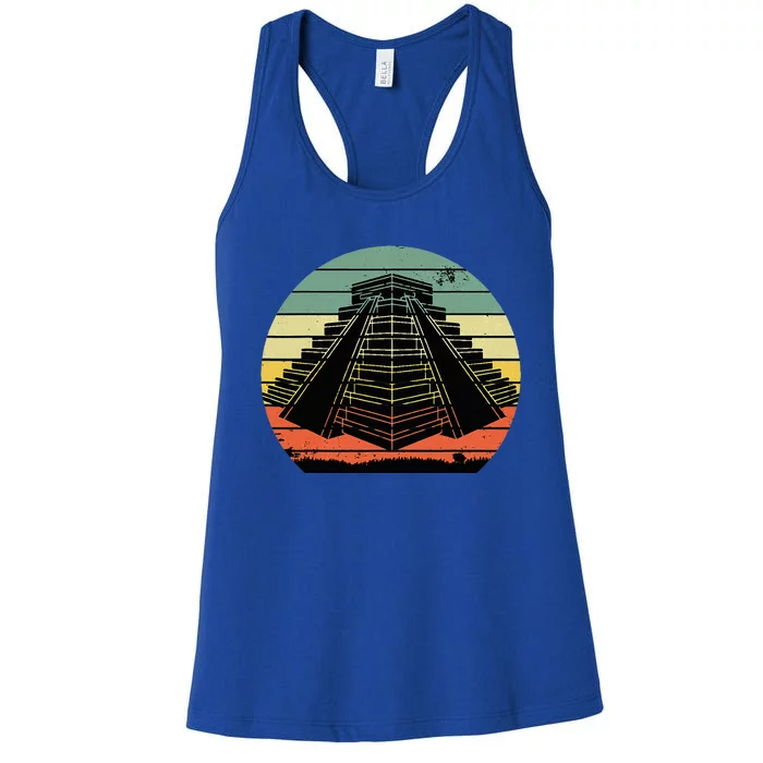 Aztec Mexican Art Cool Mayan Inca Love Perfect Gift Idea Women's Racerback Tank