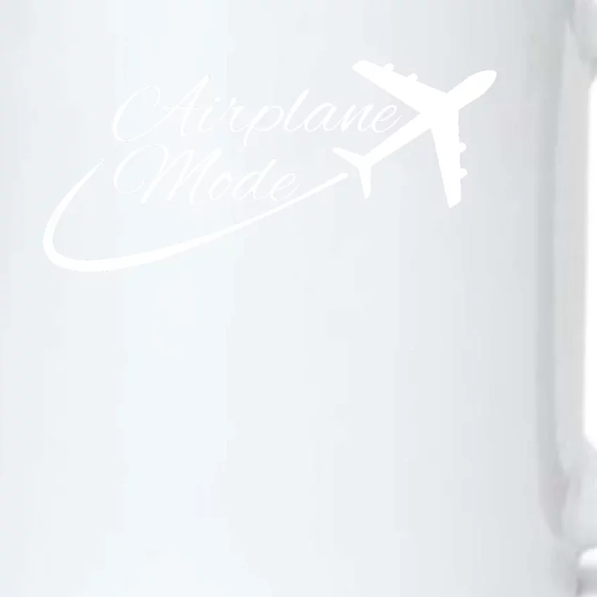 Airplane Mode Black Color Changing Mug