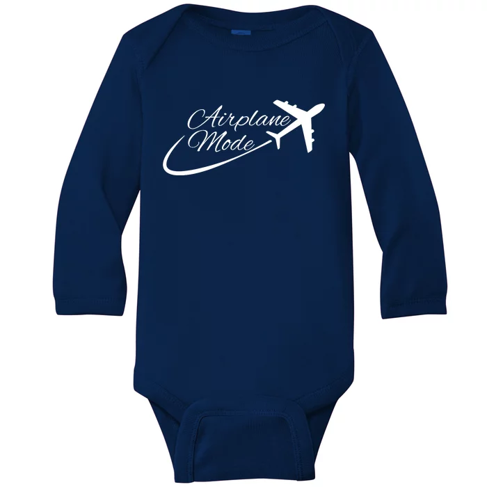 Airplane Mode Baby Long Sleeve Bodysuit